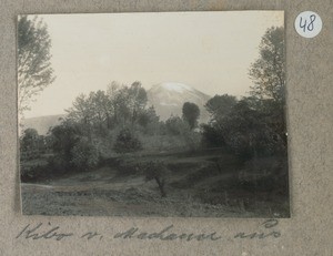 Kibo seen from Machame, Tanzania