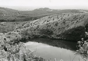 Lake of Baleng, in the Bamileke region, in Cameroon