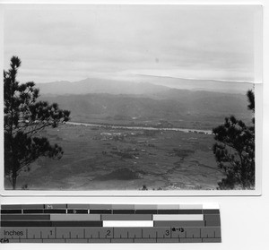 A view of the valley in Soule, China, 1934