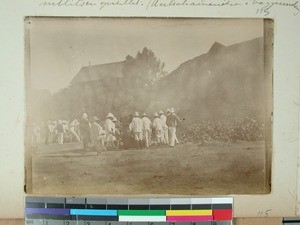 Execution of Rainandriamampandry and Ratsimamanga, Antsahamanitra, Antananarivo, Madagascar, 1896-10-15