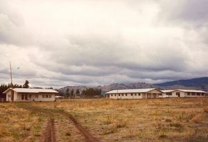 Ethiopia, the Bale Province. The new Dodola Clinic, built 1975. (Used in: Dansk Missionsblad no