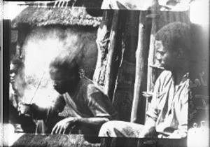 Cannabis smokers, Graskop, South Africa, ca. 1930