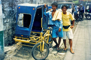 Gadebillede fra Manila, Filippinerne, 1997