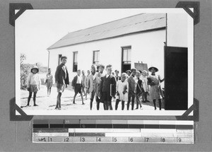 Schoolchildren, Cape Town, South Africa, 1934