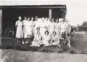 Women workers at leper colony, Nigeria, 1944