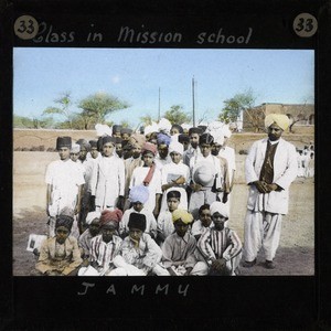 Class in Mission School, Jammu, ca.1875-ca.1940