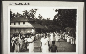 Procession in Mulki to mark the hundredth anniversary of the Basel Mission in India