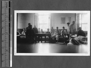 Patients in refugee hospital, Nanjing, China,1938