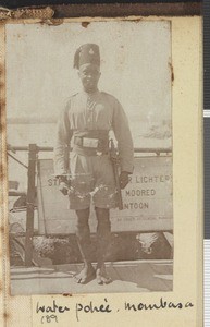 Water police, Mombasa, Kenya, 1918