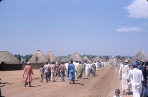 Walking crowds, Ngaoundéré, Adamaoua, Cameroon, 1953-1968