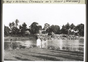 Hindus bathing