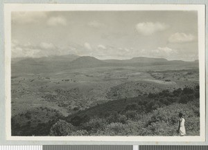 View from Mrs Carr’s garden, Chogoria, Kenya, ca.1940