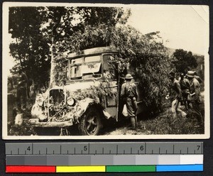 Transportation of soldiers at the front, Shanghai, Shanghai Shi, China, 1937