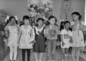 Handicapped children in Ulan Bator