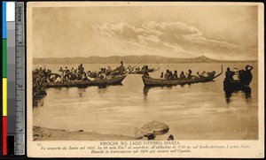 Travel on Lake Victoria, Uganda, ca.1920-1940