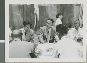 Fellowship Dinner at the Beginning of a Preacher Lectureship in South Korea, Seoul, South Korea, 1957