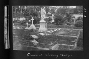 Grave site of Whasang martyrs, Fujian, China, ca.1911-1913