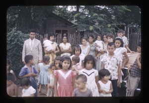 Group of church members, likely a rural congregation (Iglesia de Cristo), Mexico