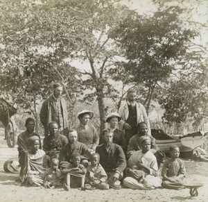 Mission party in Northern Rhodesia, in Zambia