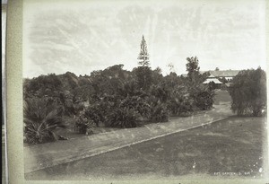 "Botanischer Garten in Singapore."