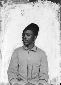 African man with mustache and cap, Tanzania, ca.1893-1920