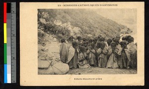 Ethiopian children at prayer, Ethiopia, ca.1920-1940