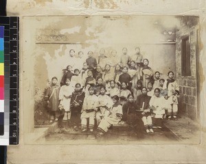 Pupils at the Girls' School, Quanzhou, China, ca. 1897