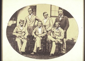 Balmatha missionaries, Mangalore. - Huber, Finkh, Plebst, Hunziker, Bührer, Pfeiderer