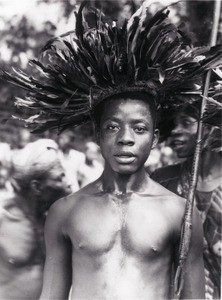 Bamum boy, in Cameroon