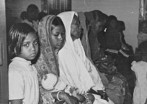 Bangladesh Lutheran Church/BLC, Chapai Nawabganj. Congregation at the church service, 2nd Febru