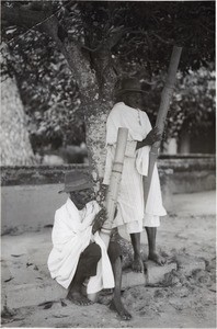 Players of valiha - Hova, in Madagascar