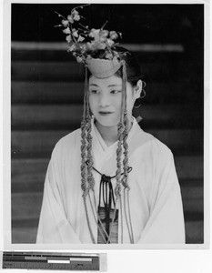 Portrait of a Japanese dancer, Japan, ca. 1949