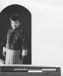 A young student at Kansu, China, 1914