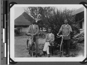 Three Indian men, Unyamwezi, Tanzania