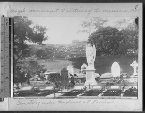 Monument to victims of Kucheng massacre, Fuzhou, Fujian, China, ca.1895