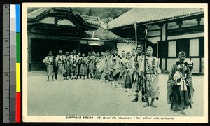 Procession of monks, Japan, ca.1920-1940