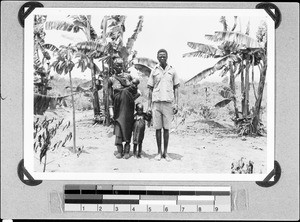 The evangelist Moses and his family, Nyasa, Tanzania, 1938