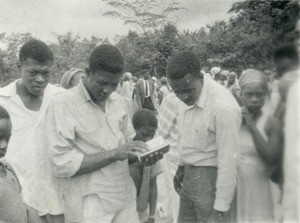 Books' sale, in Gabon