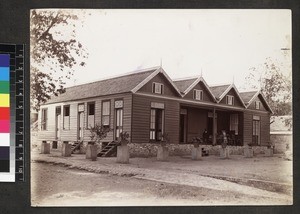 View of mission house, Jamaica, ca. 1920