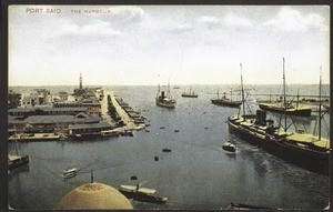 Port Said. The harbour