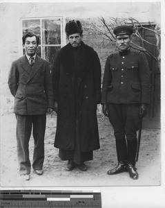 Fr. Burns' release from prison at Fushun, China, 1936