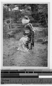 Portrait of catechist's bride, Kyoto, Japan, ca. 1939