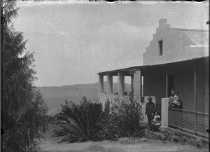 Lenoir family in front of the mission house, Lemana, Limpopo, South Africa, ca. 1906-1907