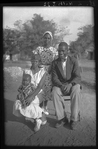 Casimiro Mathyé with his family and Natala Sumbane, Mozambique, 1936