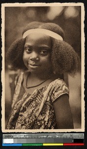 Portrait of a young girl, Kisangani, Congo, ca.1920-1940