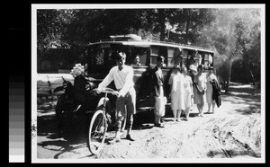 Students of Yenching University on outing near Beijing, China, 1931