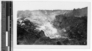 Lava flow in Hawaii National Park, Hawaii, ca. 1930-1950