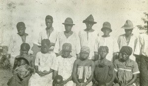 Christian people, in Lambarene, Gabon