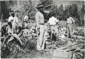 Gardening at Cana Mission station