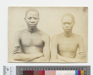 Portrait of two men, Malawi, ca.1910